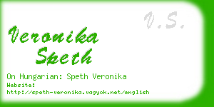 veronika speth business card